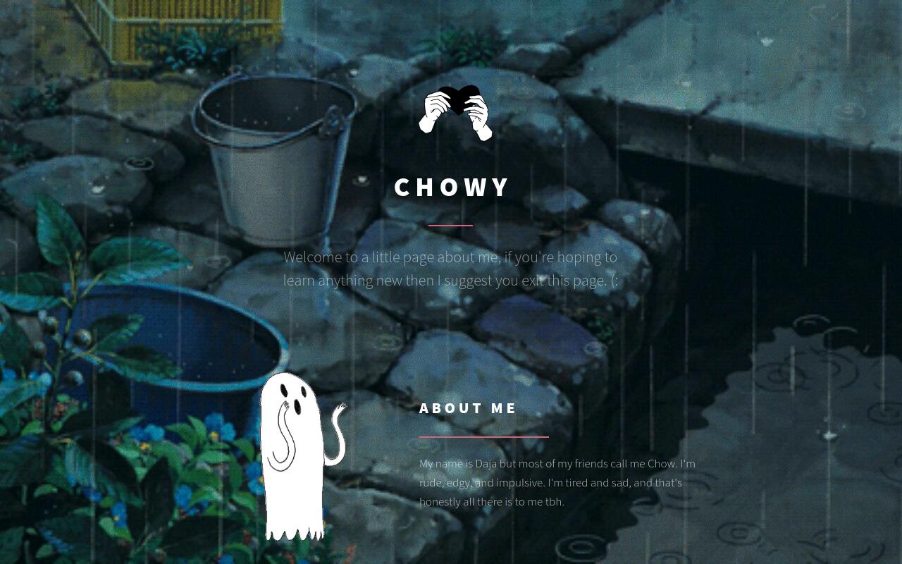 Carrd profile picture for @chow